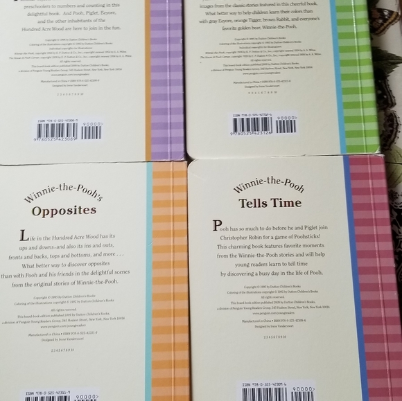 Winnie the Pooh Board Book Collection of 4 Books - Picture 3 of 9